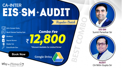 CA-Inter EIS-SM and Audit & Assurance Combo Google Drive Classes by Sumit Parashar Sir and CA Nitin Gupta Sir - Full HD Video Lecture + HQ Sound